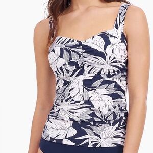 NWT. Gottex Swimwear Malaya Floral Tankini Top